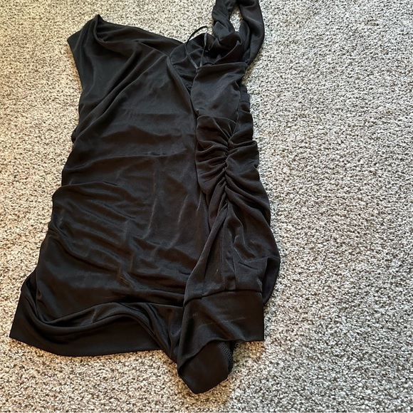 JEAN PAUL GAULTIER Target Black Twist Ruched Tank Y2K Vintage - Picture 9 of 12